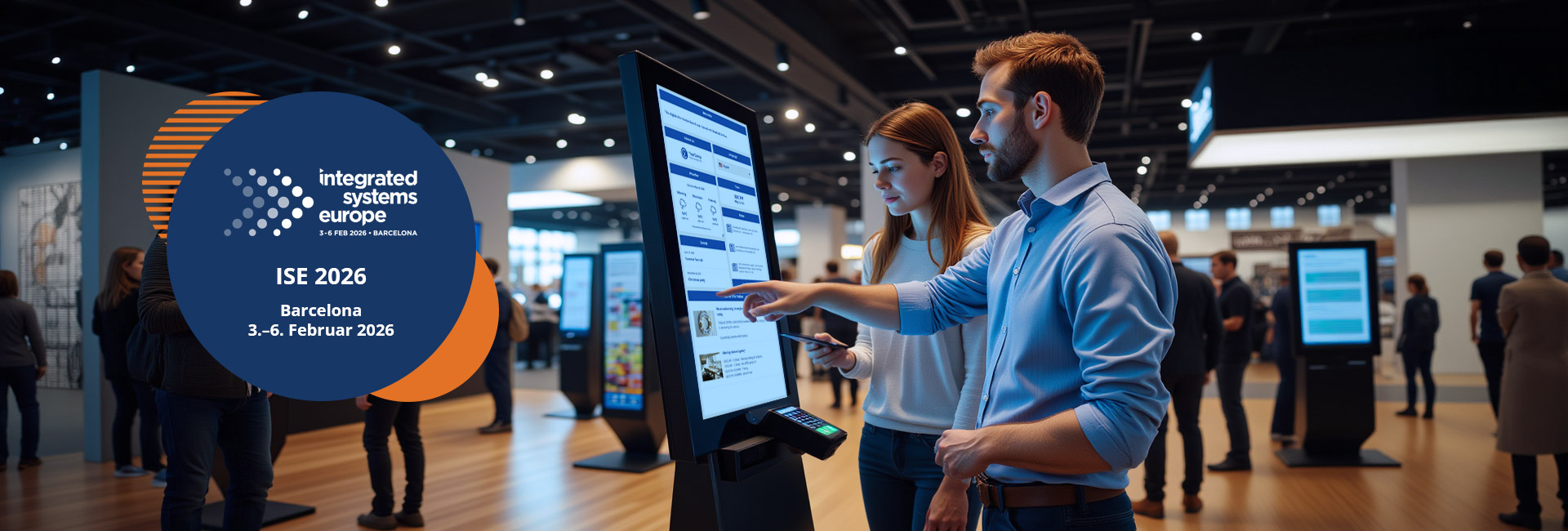 SiteKiosk Team auf der Integrated Systems Europe (ISE) 2026 in Barcelona