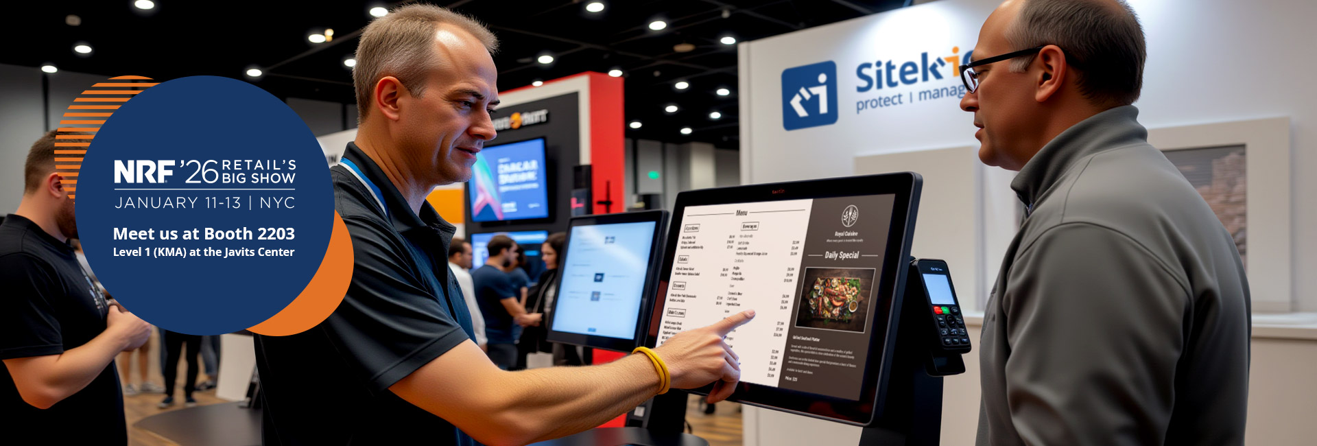 SiteKiosk Team at NRF 2026: Retail’s Big Show in New York City